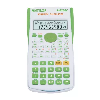 Számológép tudományos 240 funkciós zöld Antilop A-8200C – Tonerklinika Debrecen