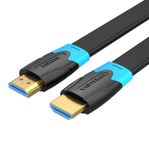 Vention HDMI 2.0 (lapos, fekete), 1m, kábel