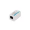 Lanberg AD-RJ45-RJ45-OU5 RJ45-RJ45 Cat.5E UTP árnyékolatlan fehér toldó