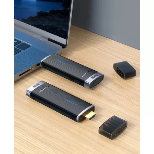 Vention HDMI (Wifi transzmitter és receiver, fullHD, 5GHz, 40méter, USB-C tápellátás) , adapter