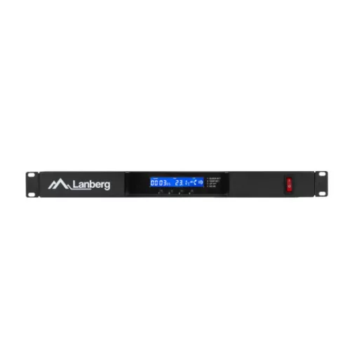 Lanberg AK-1503-B 19 1U 4x ventilátor + termosztát ventilátor egység LCD kijelzővel