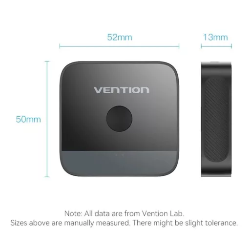 Vention HDMI (2 Portos,kétirányú, 4K,60Hz, fekete), switcher
