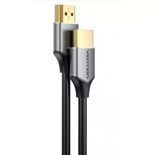Vention HDMI/M -> HDMI/M,  (ultravékony,szürke alu), 2m, kábel