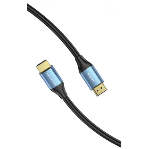 Vention HDMI/M -> HDMI/M (4K, HD, Alu, kék), 2m, kábel