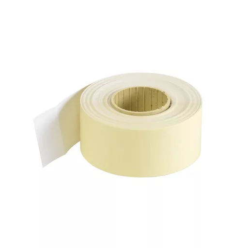 Árazószalag 26x16mm, stancolt szögletes 10 tekercs/csomag, Bluering®, fehér – Tonerklinika Debrecen