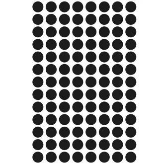 Etikett címke, o8mm, jelölésre, 104 címke/ív, 4 ív/doboz, Avery fekete – Tonerklinika Debrecen