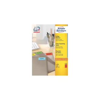 Etikett címke, 70 x37mm, univerzális, 24 címke/ív, 100 ív/doboz, Avery piros – Tonerklinika Debrecen