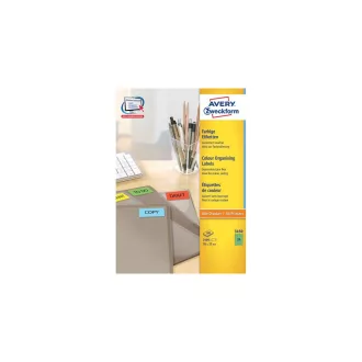 Etikett címke, 70 x37mm, univerzális, 24 címke/ív, 100 ív/doboz, Avery zöld – Tonerklinika Debrecen