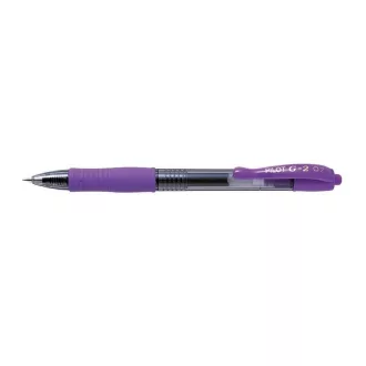 Zseléstoll 0,7mm, nyomógombos Pilot G-2, írásszín lila – Tonerklinika Debrecen