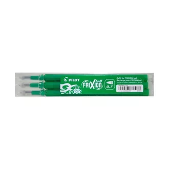 Rollertoll betét golyóméret 0,7mm, 3 db/csom Pilot Frixion Ball, írásszín zöld – Tonerklinika Debrecen