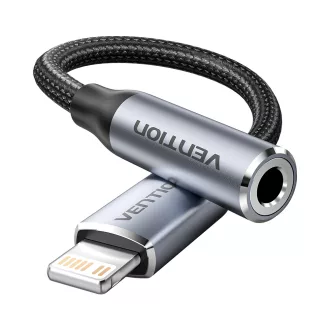 Vention 3.5mm jack/F -> Lightning, 0,1m, kábel