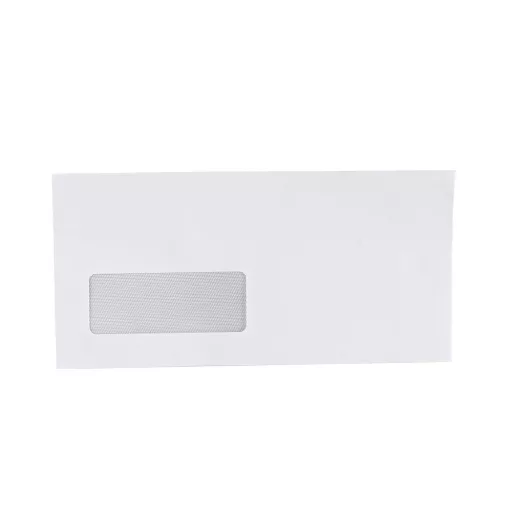 Boríték LA4 enyvezett bélésnyomott bal ablakos 35x90mm A20B20 Bluering® fehér – Tonerklinika Debrecen