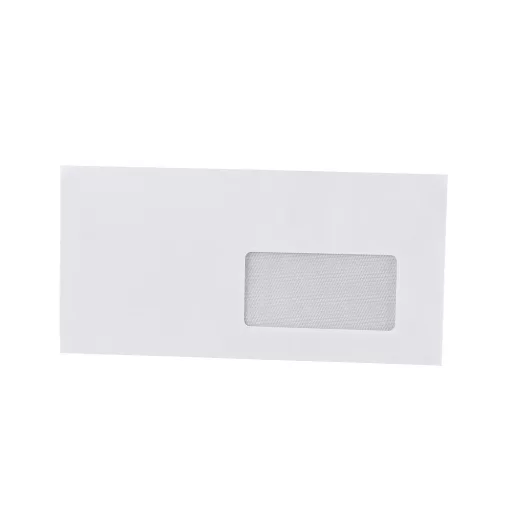 Boríték LA4 enyvezett bélésnyomott jobb ablakos 45x90mm 110 × 220mm J28A20 Bluering® fehér – Tonerklinika Debrecen