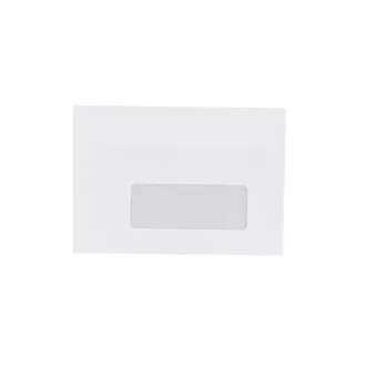 Boríték LC/6 öntapadó bélésnyomott jobb ablakos 35x90mm 114x162mm J28A20 Bluering® fehér – Tonerklinika Debrecen