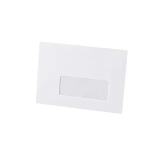 Boríték LC/6 szilikonos bélésnyomott jobb ablakos 35x90mm 114x162mm J28A20 Bluering® fehér – Tonerklinika Debrecen