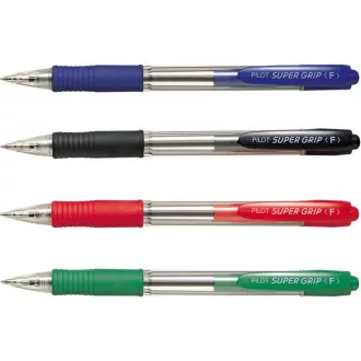 Golyóstoll 0,7 nyomógombos Super Grip Fine Pilot, írásszín fekete – Tonerklinika Debrecen