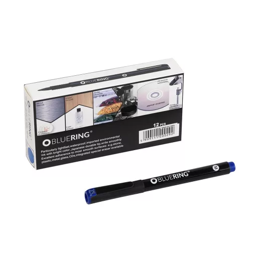Rostirón, tűfilc alkoholos 1mm, OHP Bluering® M kék – Tonerklinika Debrecen