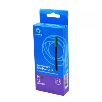 Rostirón, tűfilc alkoholos 1mm, OHP Bluering® M zöld – Tonerklinika Debrecen