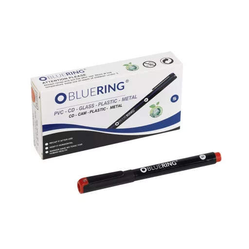 Rostirón, tűfilc alkoholos 0,4mm, OHP Bluering® S piros – Tonerklinika Debrecen