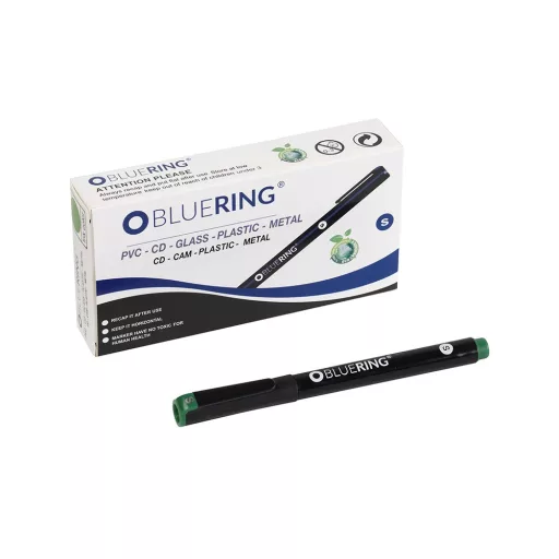 Rostirón, tűfilc alkoholos 0,4mm, OHP Bluering® S zöld – Tonerklinika Debrecen