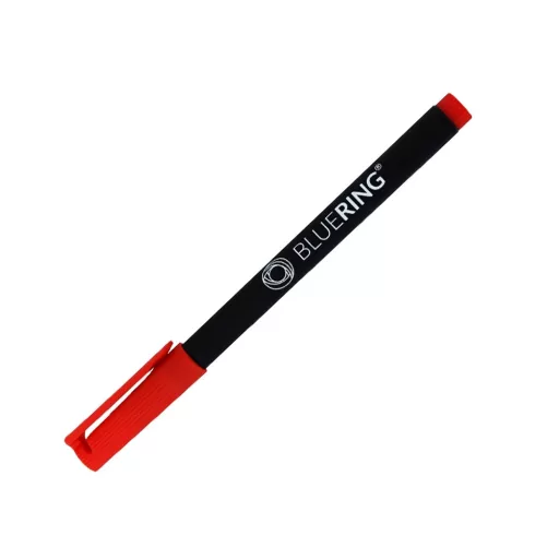 Rostirón, tűfilc alkoholos 0,5mm, OHP Bluering® F piros – Tonerklinika Debrecen