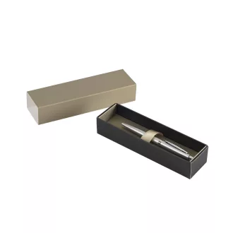 Golyóstoll 0,8mm, fém, rozsdamentes acél test, díszdobozban Bluering® Metal, írásszín kék – Tonerklinika Debrecen