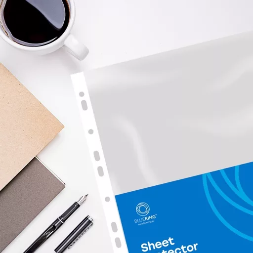Genotherm lefűzhető, A4, 90 micron víztiszta Bluering® 50 db/csomag – Tonerklinika Debrecen