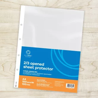 Genotherm lefűzhető, A4, 100 micron narancsos belül 2/3 részben nyitott 4 lyukú Bluering® 100 db/csomag, – Tonerklinika Debrecen