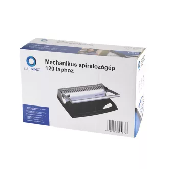 Spirálozógép, műanyag spirálkötéshez, 120lap lyukasztás 8lap Bluering® COMBINDER 120 – Tonerklinika Debrecen