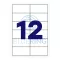 Etikett címke, 105x48mm, 100 lap, 12 címke/lap Bluering® – Tonerklinika Debrecen