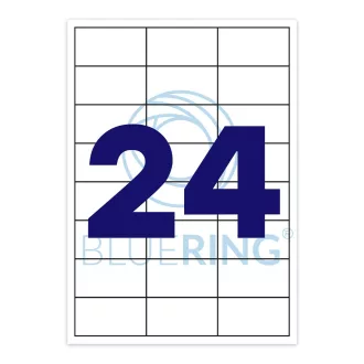 Etikett címke, 70x37mm, 100 lap, 24 címke/lap Bluering® – Tonerklinika Debrecen
