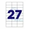 Etikett címke, 70x32mm, 100 lap, 27 címke/lap Bluering® – Tonerklinika Debrecen