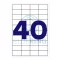 Etikett címke, 52,5x29,7mm, 100 lap, 40 címke/lap Bluering® – Tonerklinika Debrecen