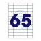 Etikett címke, 38,1x21,2mm, 100 lap, 65 címke/lap Bluering® – Tonerklinika Debrecen