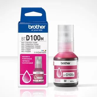   Brother BTD100M Tintatartály Magenta 48,8 ml 5.000 oldal kapacitás