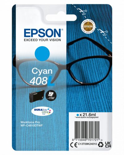 Epson T09K2 Tintapatron Cyan 21,6ml No.408L