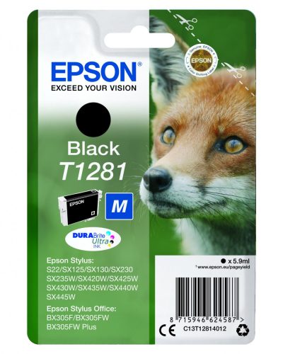 Epson T1281 Tintapatron Black 5,9ml