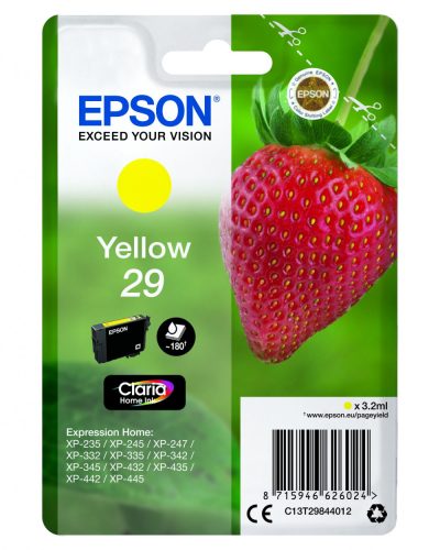 Epson T2984 Tintapatron Yellow 3,2ml No.29