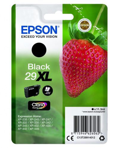 Epson T2991 Tintapatron Black 11,3ml No.29XL