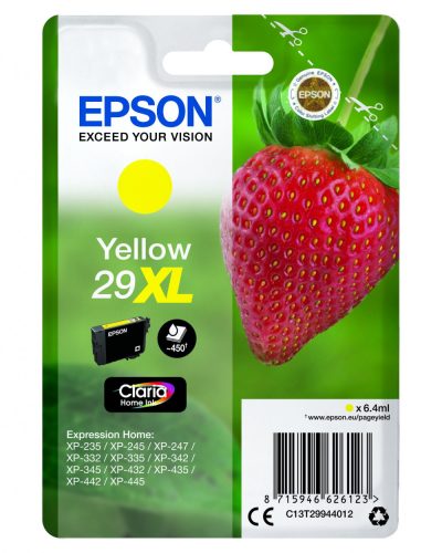 Epson T2994 Tintapatron Yellow 6,4ml No.29XL