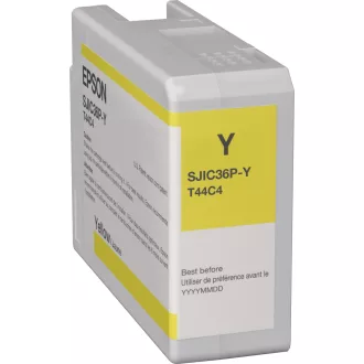 Epson SJIC36P(Y) C6500/C6000 Tintapatron Yellow 80ml