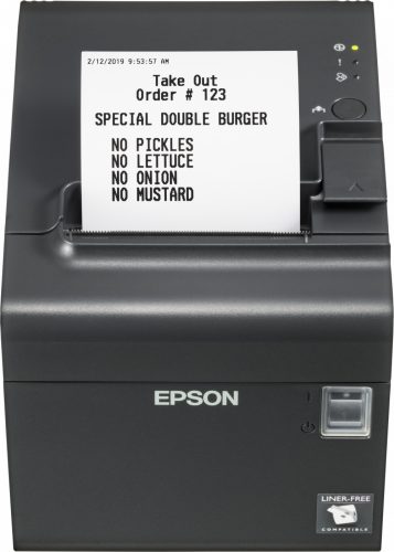 Epson TM-L90LF (682) mono hőpapíros védőfólia nélküli címke nyomtató