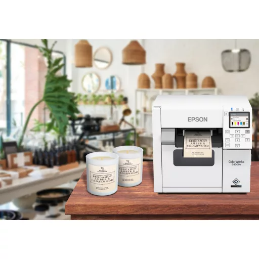 Epson ColorWorks C4000e (bk) színes címkenyomtató