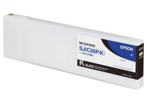 Epson SJIC26P(K) C7500 Tintapatron Black 295,2ml