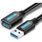 Vention USB-A 3.0/M -> USB-A 3.0/F, (hosszabbító,PVC),  3m, kábel