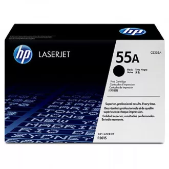 HP CE255A Toner Black 6.000 oldal kapacitás No.55A – Tonerklinika Debrecen