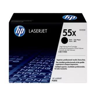 HP CE255X Toner Black 12.500 oldal kapacitás No.55X – Tonerklinika Debrecen