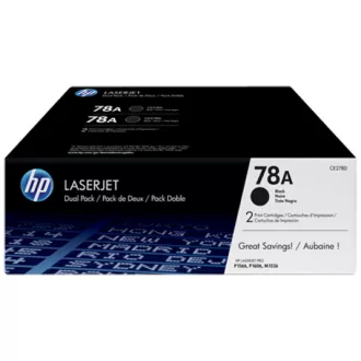 HP CE278AD Toner Black 2*2.100 oldal kapacitás No.78A – Tonerklinika Debrecen