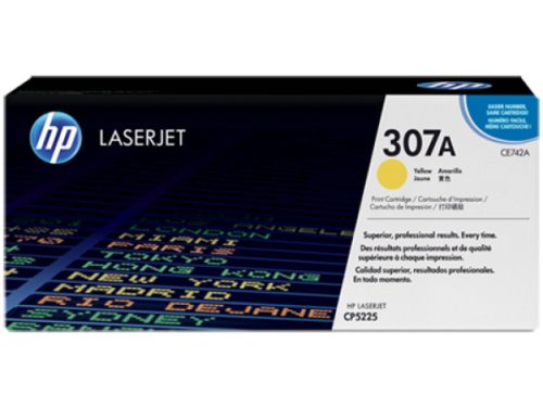 HP CE742A Toner Yellow 7.300 oldal kapacitás No.307A