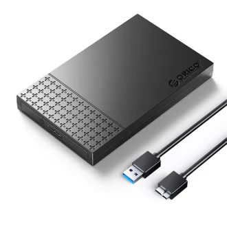 Orico Külső HDD/SSD Ház 2.5" - 2526U3-V1-BK (USB-A 3.0, Max. 7-9,5 mm, Max.: 6TB, fekete) – Tonerklinika Debrecen